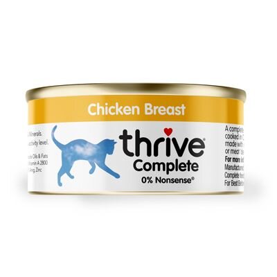 Thrive Cat Cans - 100% Complete Chicken 75g