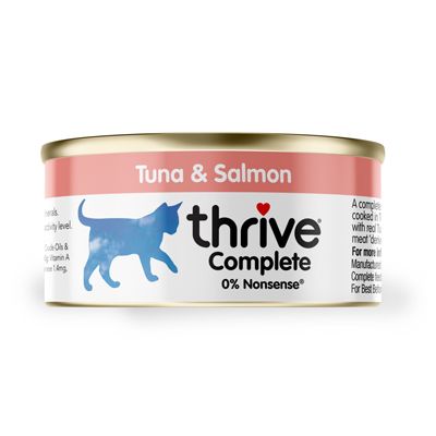 Thrive Cat Cans - 100% Complete Tuna & Salmon 75g