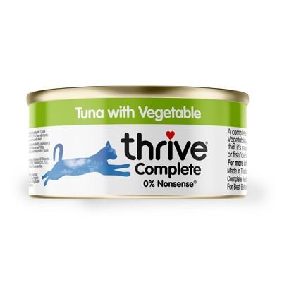 Thrive Cat Cans - 100% Complete Tuna & Veg 75g