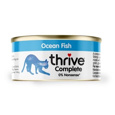 Thrive Cat Cans - 100% Complete Ocean Fish 75g