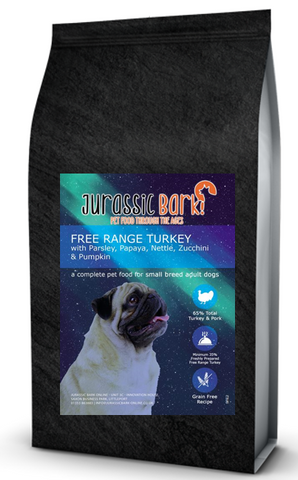 Jurassic Bark Superfood 65 - Adult Small Breed Free Range Turkey
