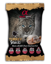 Alpha Spirit Turkey snacks cat treats 50g