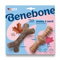 Benebone Puppy 2-Pack - Maplestick/Zaggler Bacon