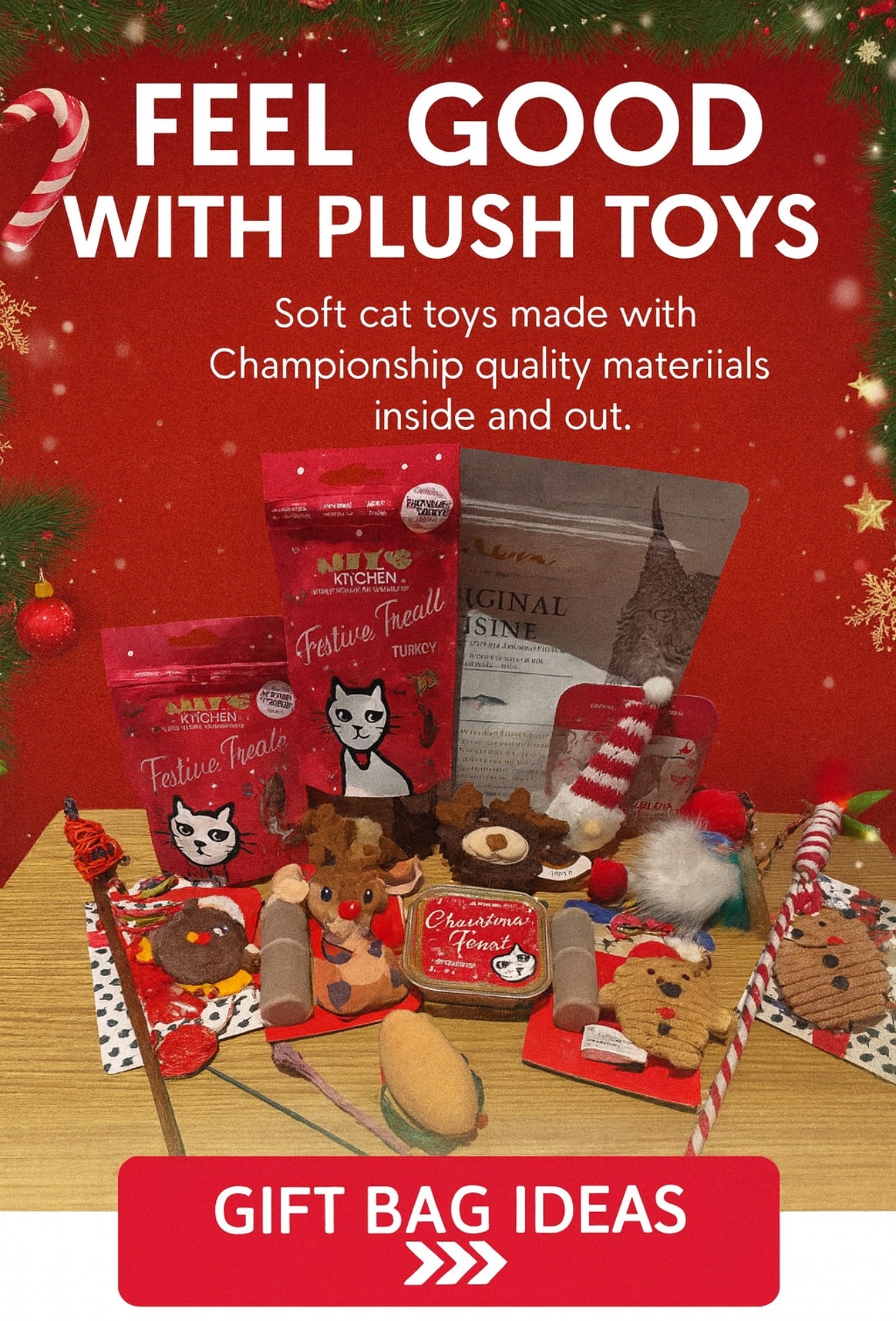 Christmas Gift Bag for Cats