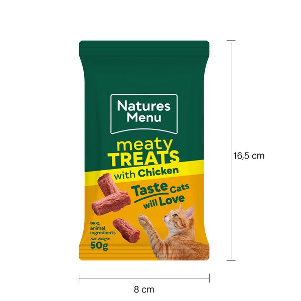Natures Menu Cat Meaty Treats Chicken 50g