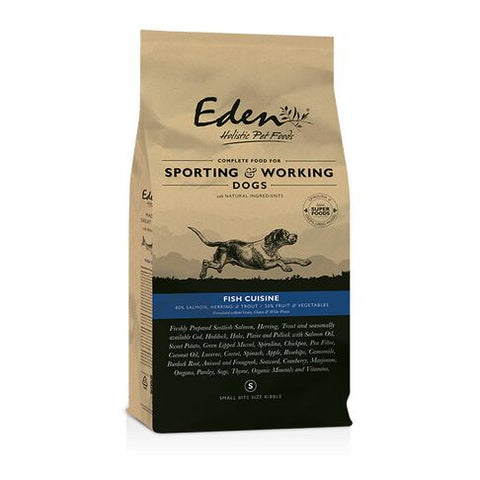 Eden 80/20 Fish Cuisine Working And Sporting Dog Food x2