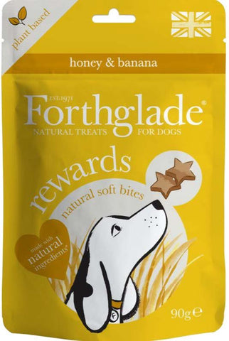 Forthglade Natural Soft Bites Banana & Honey Rewards 90g