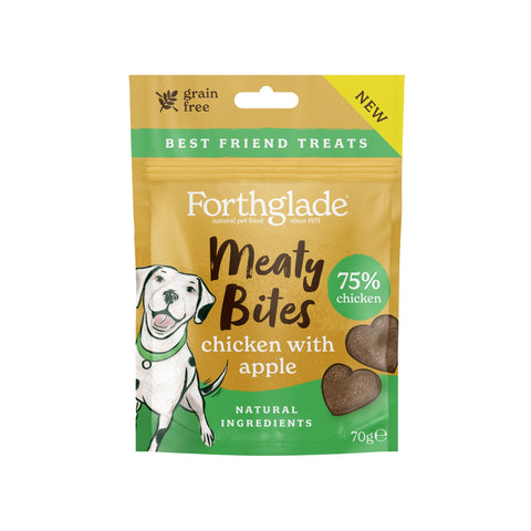 Forthglade Meaty Bites Chicken with Apple 70g