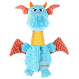 GiGwi Dragon Plush Dog Toy with TPR Neck