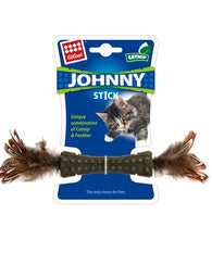 GiGwi Double Ended Feather Stick Cat Toy Natural
