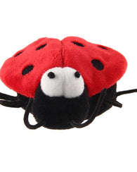 GiGwi Ladybird Motion Activated Beetle Sound Cat Toy Red