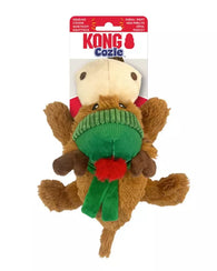 KONG Cozie Holiday Reindeer Dog Toy