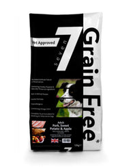 Seven GF Adult Pork with Sweet Potato & Apple 2kg
