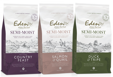 Eden Semi-Moist Multipack - Duck & Tripe/Country Feast/Salmon & Quail 2kg