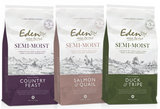 Eden Semi-Moist Multipack - Duck & Tripe/Country Feast/Salmon & Quail 2kg