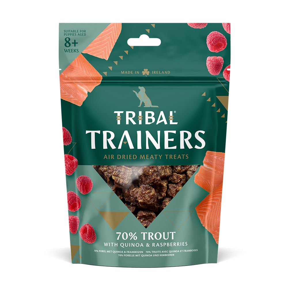 Tribal Trainers Trout & Raspberry Dog Treats 80g BBD 2/25