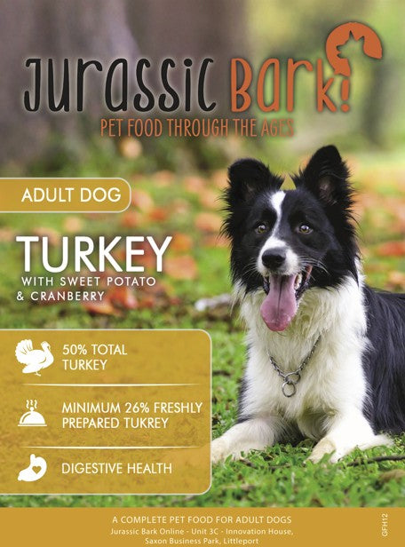 Jurassic Bark GF Adult Turkey and Cranberry