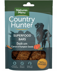 Natures Menu CH Superfood Bar Duck 100g Dog- Jurassic Bark Pet Store Littleport Ely Cambridge