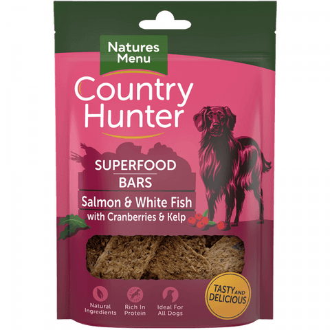 Natures Menu CH Superfood Bar Salmon 100g Dog- Jurassic Bark Pet Store Littleport Ely Cambridge
