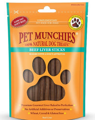Pet Munchies Beef Liver Sticks 90g