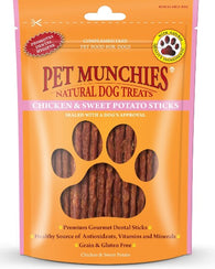 Pet Munchies Chicken & Sweet Potato Sticks 90g