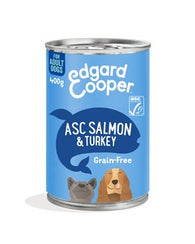Edgard & Cooper Salmon & Turkey 400g Can - BBD 04/2024