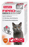 Beaphar FIPROtec Combo Fleas & Ticks Spot-On for Cats x 3