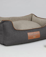 George Barclay Hyde Orthopaedic Walled Dog Bed, Espresso/Latte - Small