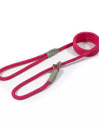 Ancol Nylon Rope Slip Lead Pink