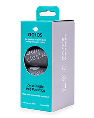 Adios Compostable & Biodegradable Poo Bags no handles - 60 pack