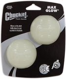 Chuckit! Max Glow Balls (2pk) - Medium 6.5cm