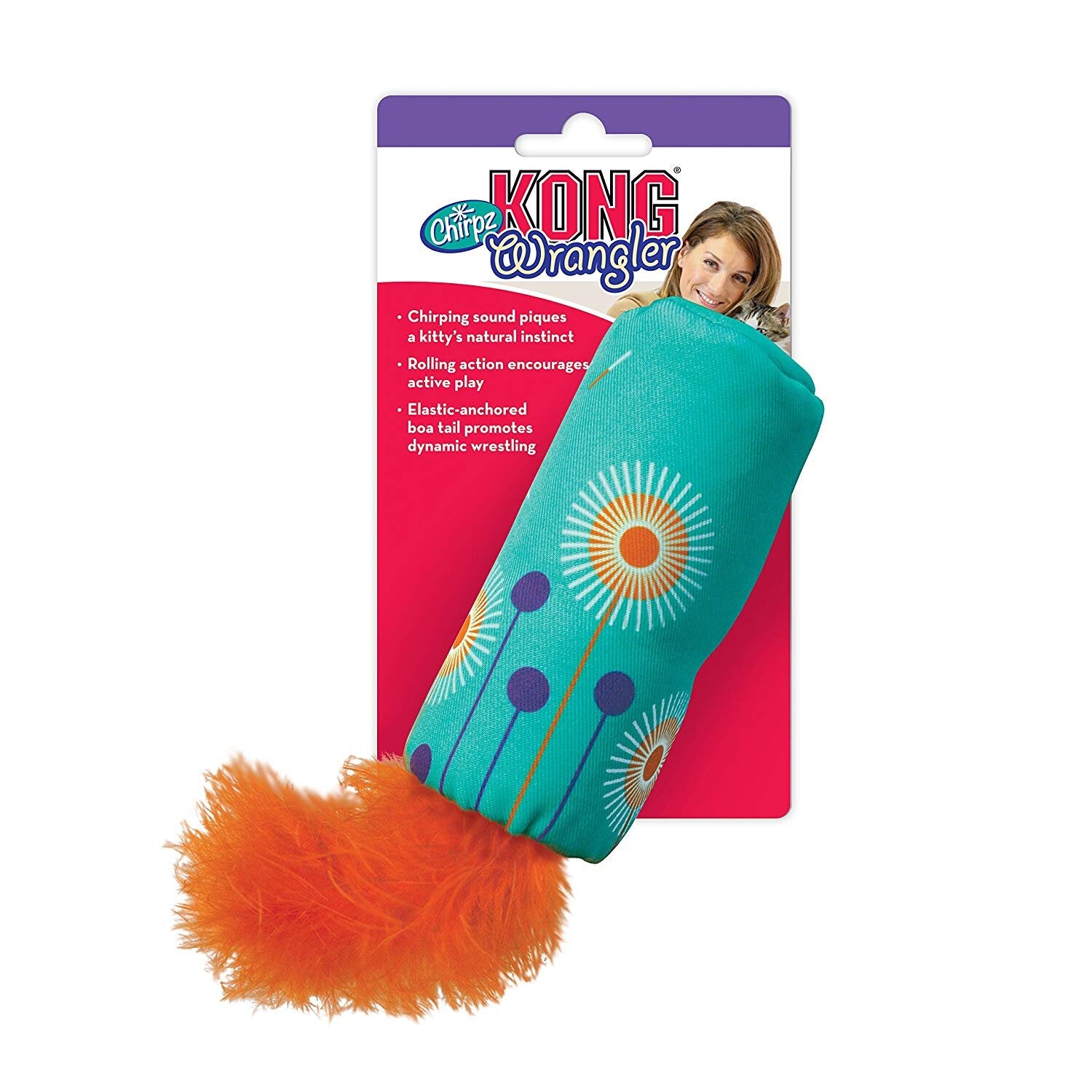 KONG Cat Toy Wrangler Chirpz