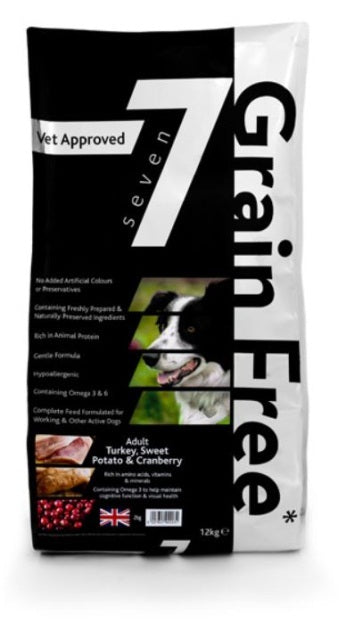 Seven GF Turk/Cranberry Dog- Jurassic Bark Pet Store Littleport Ely Cambridge