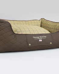 George Barclay Country Orthopaedic Walled Dog Bed, Chestnut Brown - Large