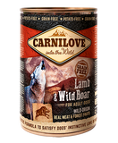 Carnilove 6 x 400g Lamb & Wild Boar For Adult Dogs dog food wet- Jurassic Bark Pet Store Littleport Ely Cambridge