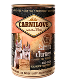 Carnilove 6 x 400g Salmon & Turkey For Puppies dog food wet- Jurassic Bark Pet Store Littleport Ely Cambridge