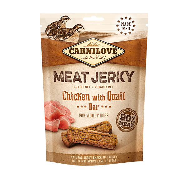 Carnilove Jerky Chicken with Quail Bar