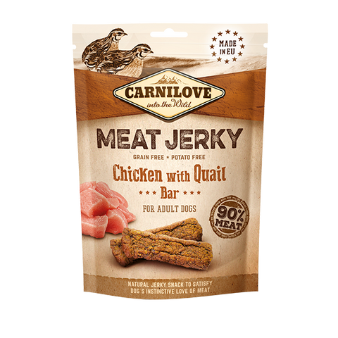 Carnilove Jerky Chicken with Quail Bar