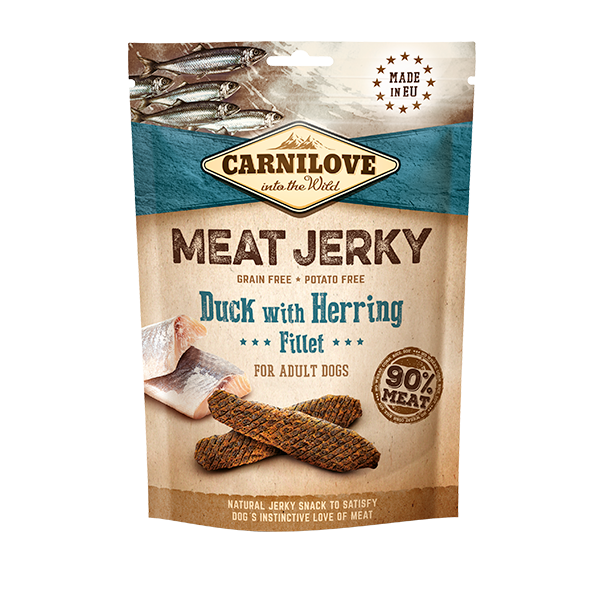 Carnilove Jerky Duck with Herring Fillet