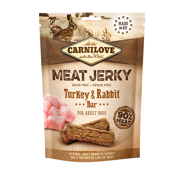 Carnilove Jerky Turkey & Rabbit Fillet Bar