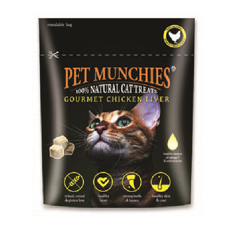 Pet Munchies Cat Treats - Gourmet Chicken Liver 10g Cat- Jurassic Bark Pet Store Littleport Ely Cambridge