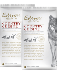 Eden 80/20 Country Cuisine Dry Dog Food - medium - 12kg x2