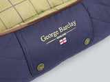 George Barclay Country Orthopaedic Walled Dog Bed, Midnight Blue