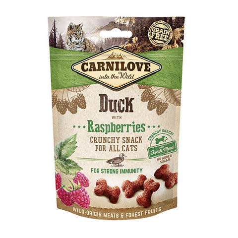 Carnilove Duck with Raspberries Cat Treat 50g Cat Treats- Jurassic Bark Pet Store Littleport Ely Cambridge