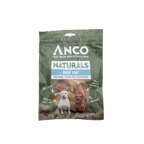 Anco Naturals Duck Feet 100g Dog- Jurassic Bark Pet Store Littleport Ely Cambridge