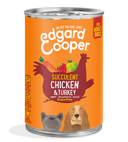 Edgard & Cooper Chicken & Turkey 400g Can