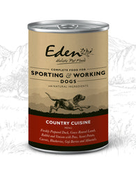 Eden Wet Food For Working And Sporting Dogs: Country Cuisine