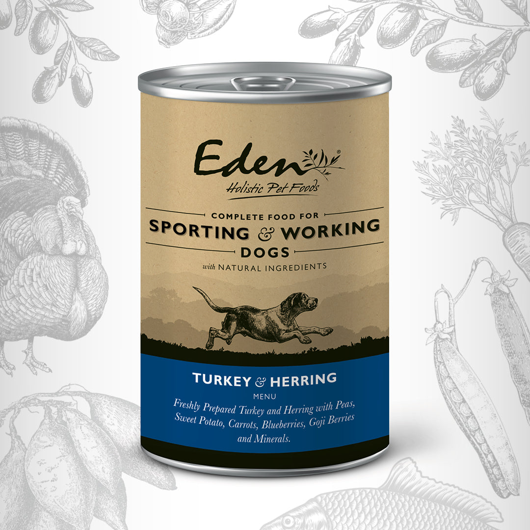 Eden Wet Food For Working And Sporting Dogs: Turkey And Herring