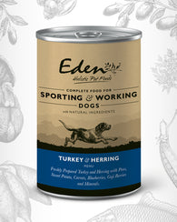 Eden Wet Food For Working And Sporting Dogs: Turkey And Herring