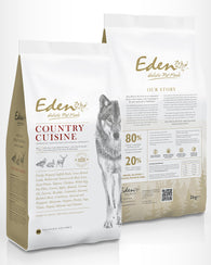 Eden 80/20 Country Cuisine Dry Dog Food - medium - 12kg x2